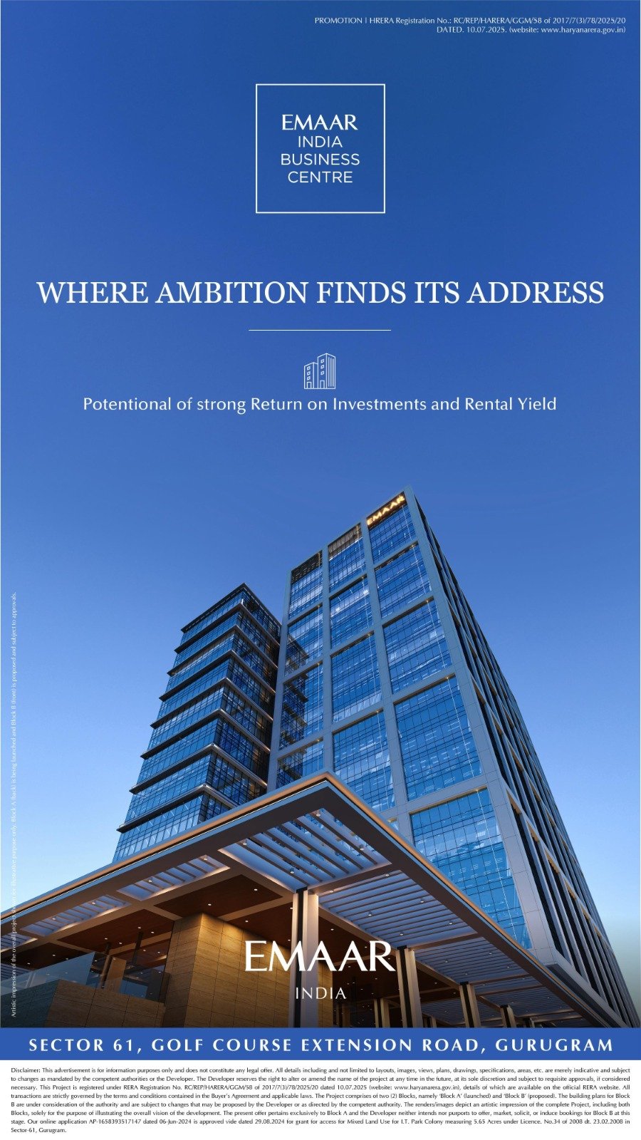 Emaar IBC - Slide 2